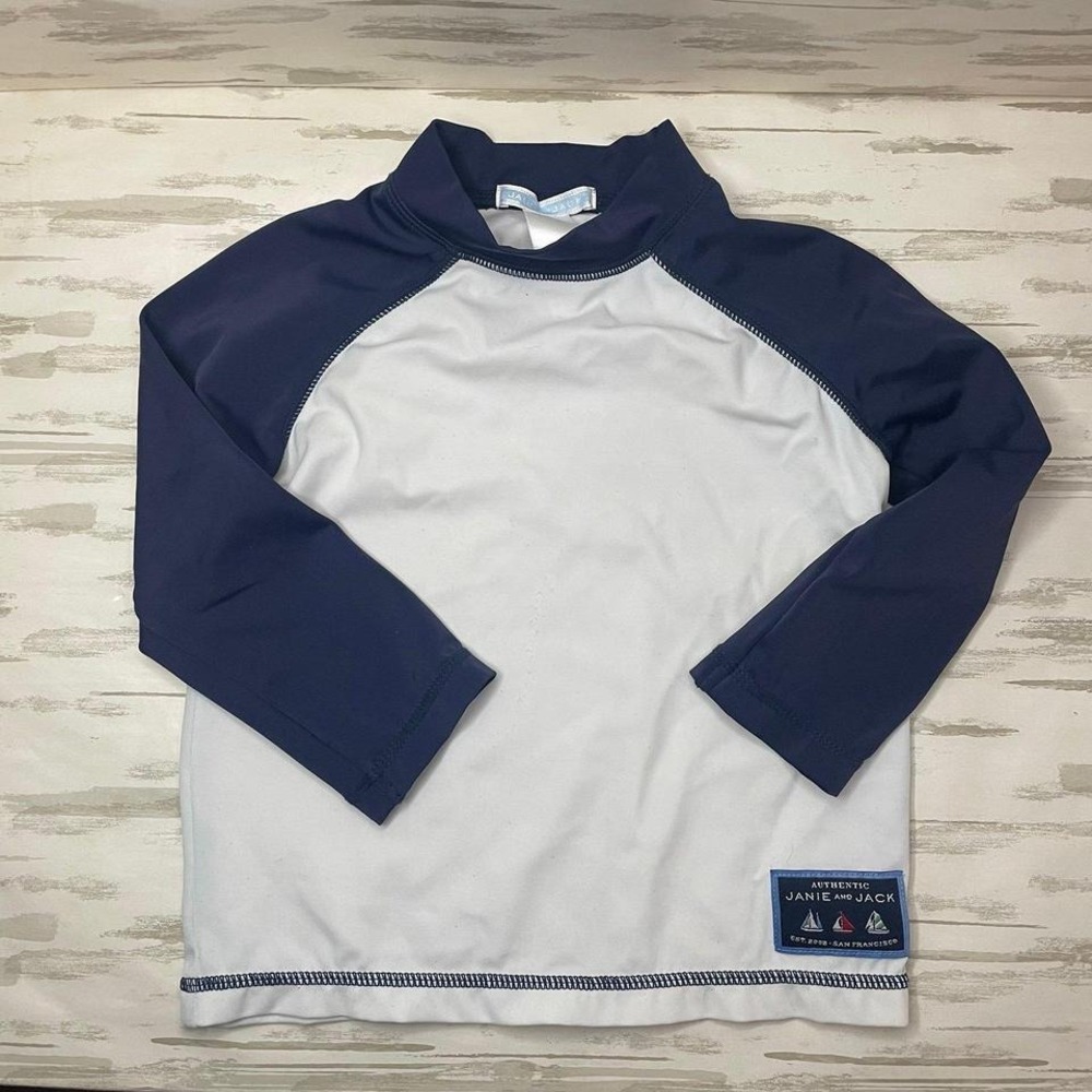 Janie and Jack boys rash guard  18-24 months
